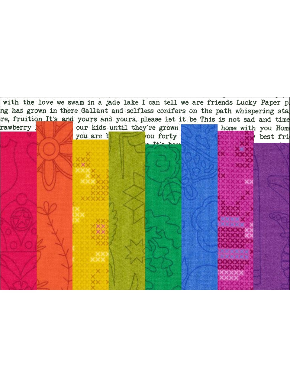 Postcard Series - Little Library Block Pattern - PDF